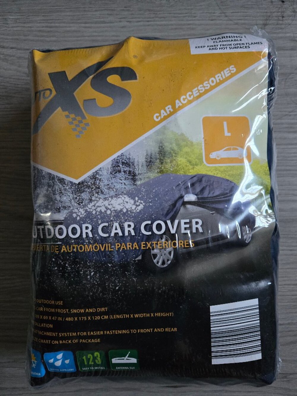 All weather lightweight car cover - New in Package